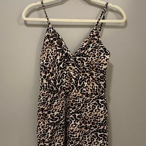 Cheetah print jumper
